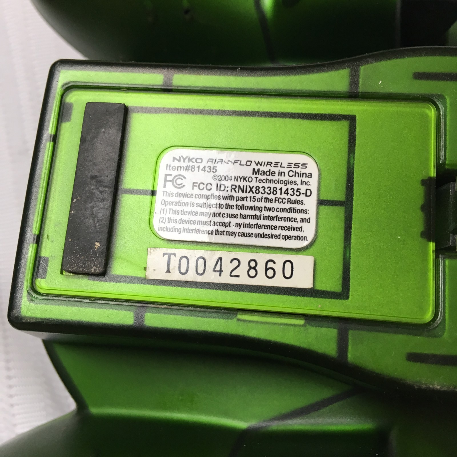 NYKO EX Green Air Flo Wireles Controller For Original Microsoft Xbox