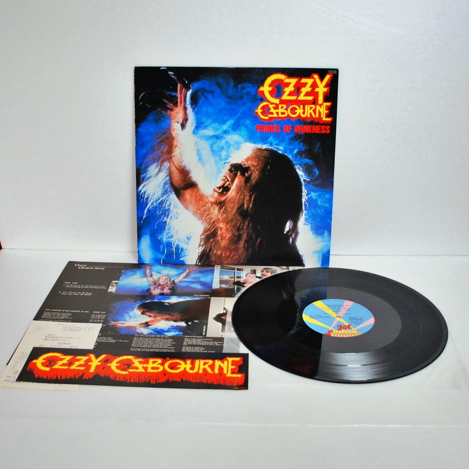 超美品 初版 ポストカード ステッカー付き OZZY OSBOURNE 闇の帝王 超美品 初版 ポストカード ステッカー付き OZZY OSBOURNE 闇の