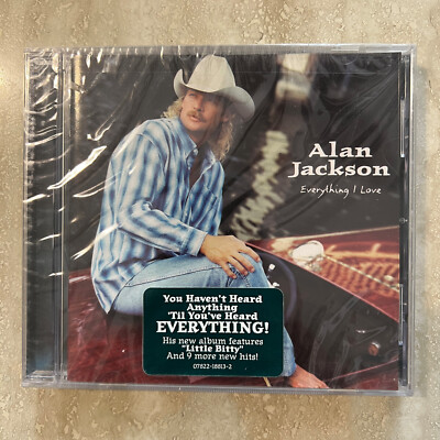 CD Alan Jackson Everything I Love  1996 Arista Records (New Factory Sealed)