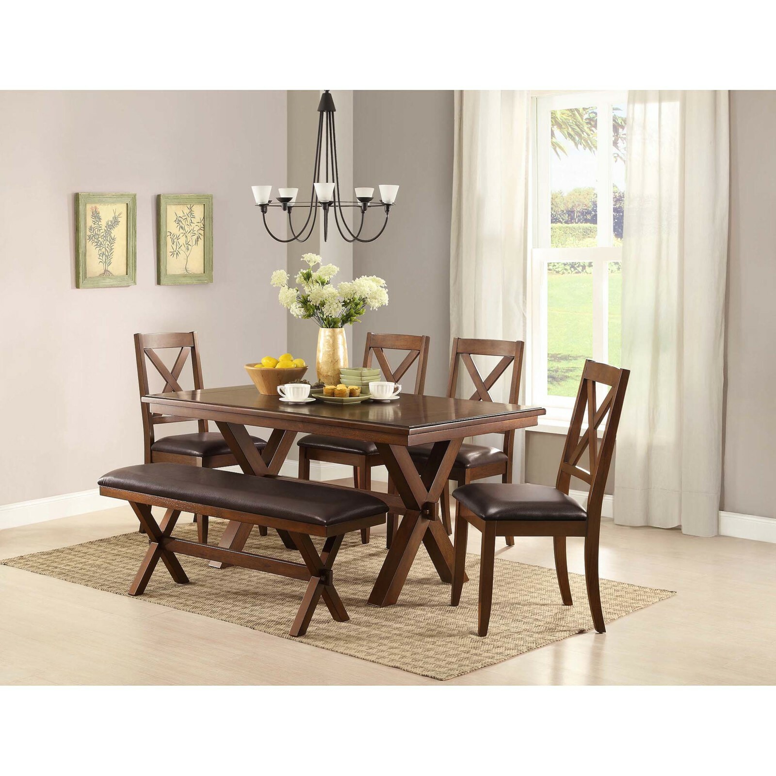 Dining Table Maddox Crossing Kitchen Furniture Sturdy Durable Dining Room Home 5