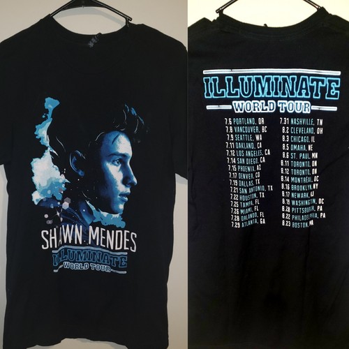 Adult Medium Shawn Mendes Illuminate World Tour Pop Band