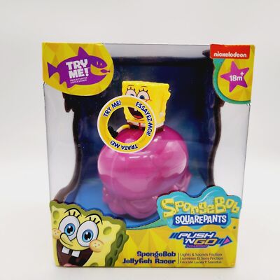 SpongeBob SquarePants Jelly Fish Racer Push N Go Powered Toy Ages 18m+ by Nikok!