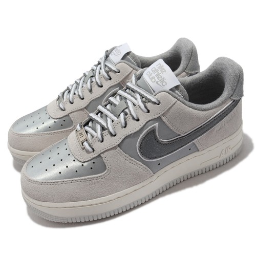 Nike Wmns Air Force 1 07 LX AF1 Athletic Club Серая женская повседневная обувь DQ5079-001