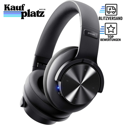 Picun B8 Bluetooth-Kopfhörer, 120 Stunden Wiedergabezeit, kabellose Bluetooth-Ko