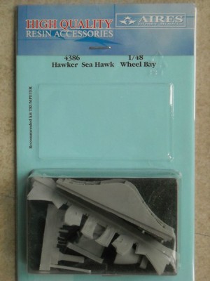 Aires 1/48 4386 Hawker Sea Hawk Wheel Bay for Trumpeter Kit