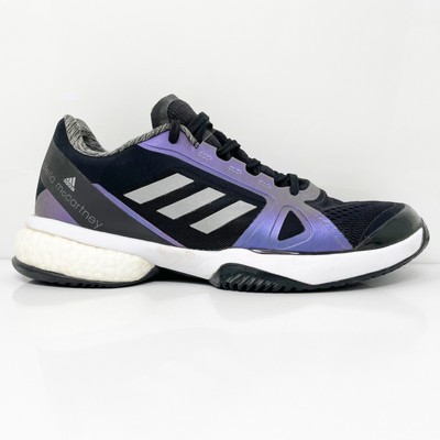 

Adidas Womens Stella Court G55657 Черные кроссовки для бега Размер 8, Черный, Stella Court