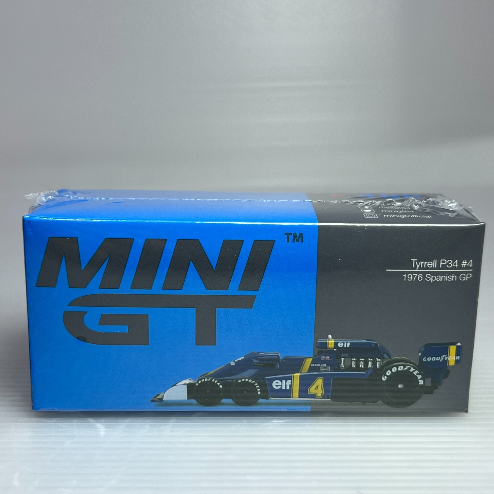 1/43 F1タイレルP34 Reve Collection MINIMAX MINI GT 1:64 Tyrrell P34 #4 1976 Spanish GP Diecast Model