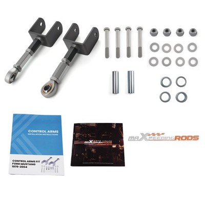 2x Rear Upper Adjustable Control Arms for Ford Mustang 1979-2004 Suspension Kit