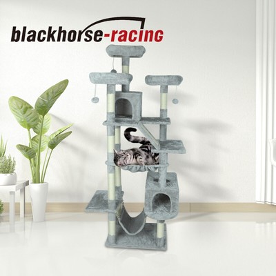 Cat Tree Cat Tower 73 Inches Multi-Level Kitten House Condo For Rest Sturdy