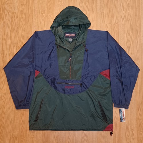 ジャケット・アウター 90's Willis& packble anorak Parker Vintage 1990s Jansport Color Blocked Half Zip Packable