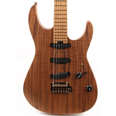 Factory Customized Walnut Natural 6 Strings Electric Guitar with A Top Quality