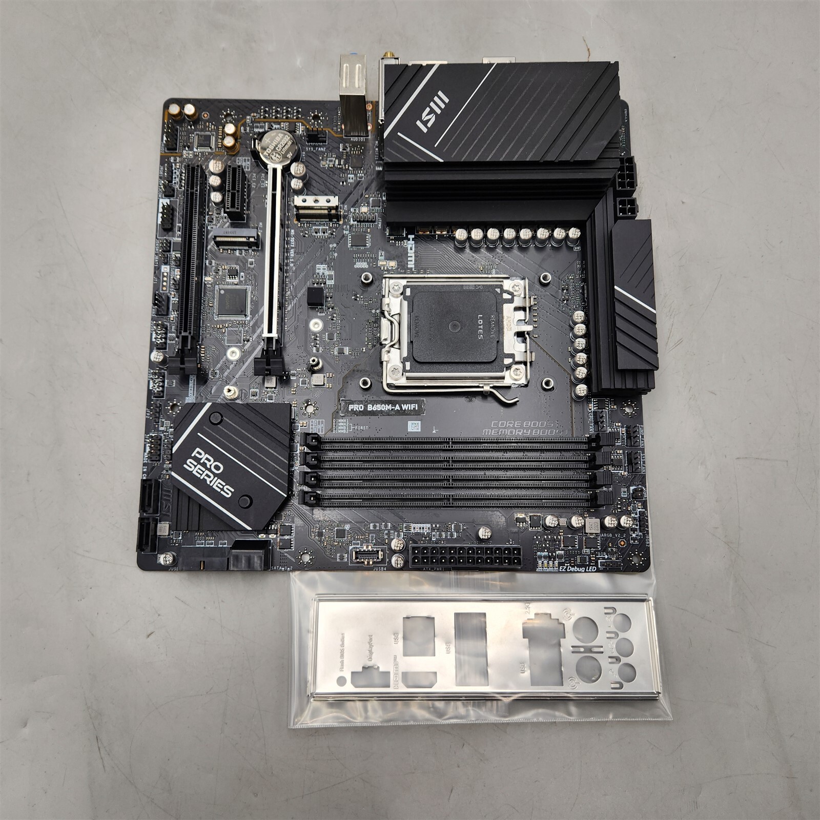 MSI PRO B650M-A WiFi ProSeries Motherboard (AMD AM5, mATX