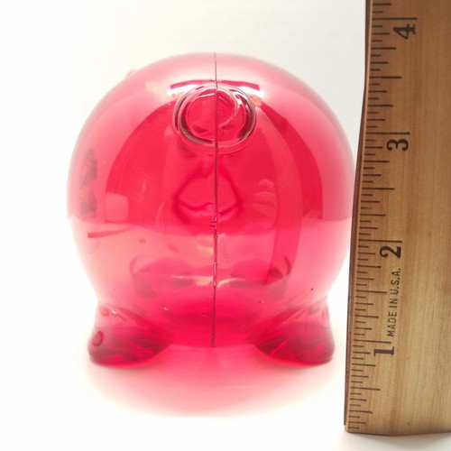 Ho Chunk Indian Casino Baraboo WI Players Club Souvenir Red Plastic Piggy Bank