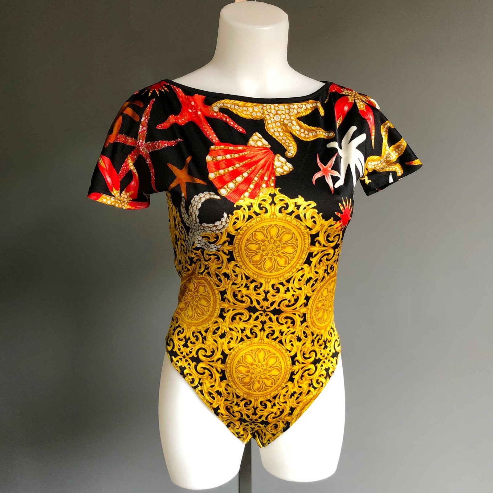 下着・アンダーウェア GIANNI VERSACE Glitter Flower Body Suit 下着・アンダーウェア GIANNI VERSACE Glitter Flower Body Suit