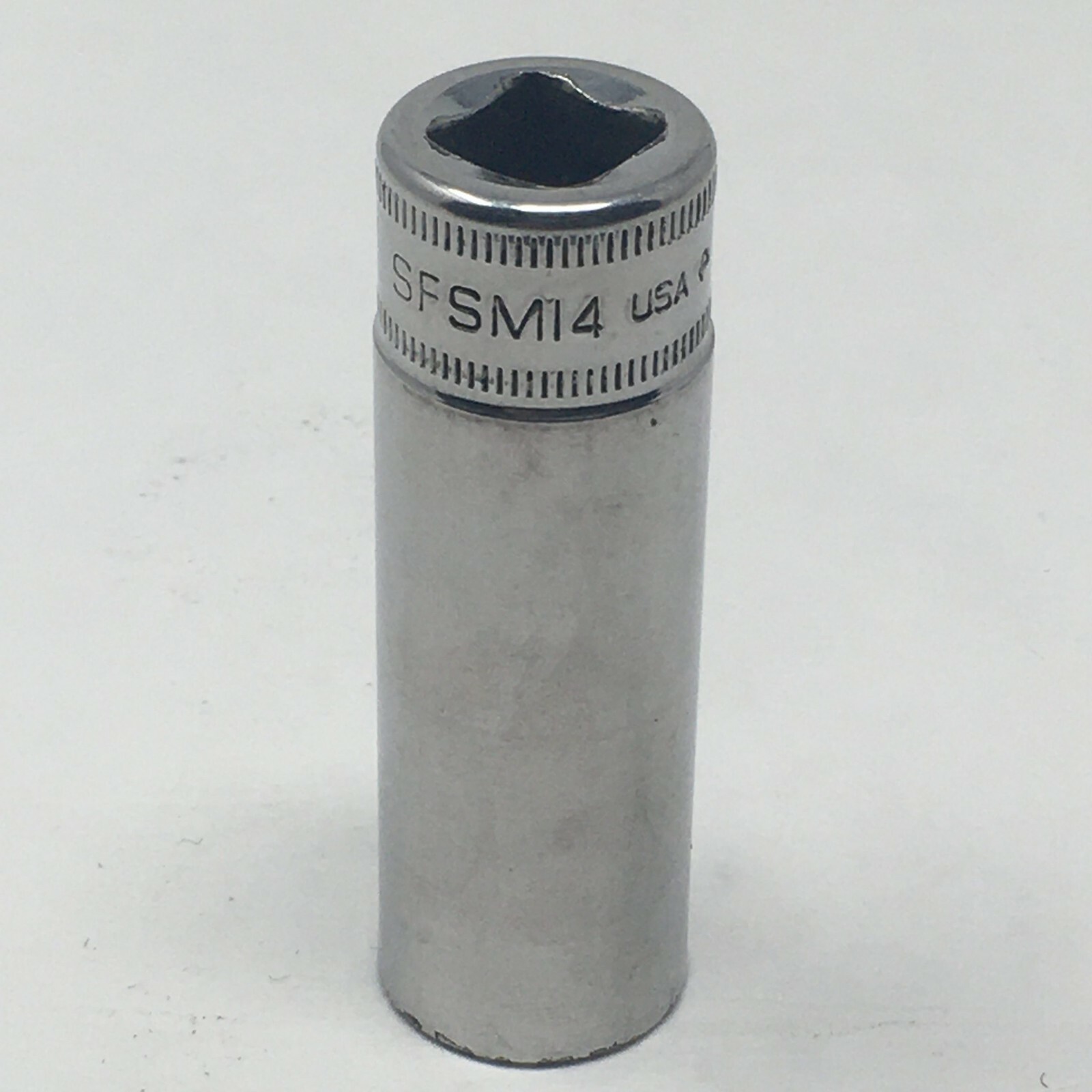 Snap On Sfsm14 3/8 Drive 6point 14mm Deep Socket