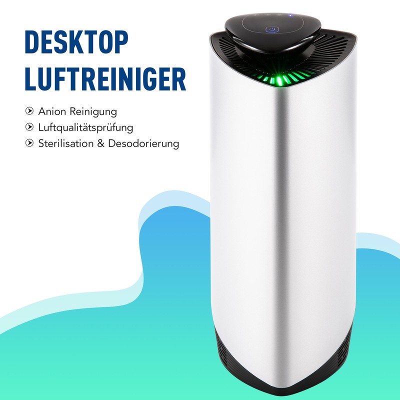Crenex Luftreiniger Tragbarer Ionisator Pollenfilter USB Luftfilter air purifier