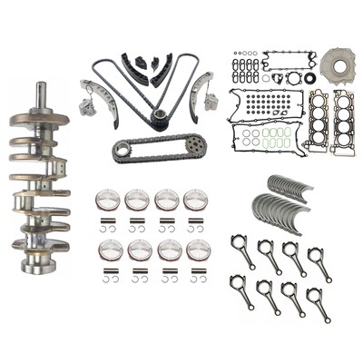 Engine Rebuild Kit Crankshaft Rods Timing Kit Fits Jaguar Land Rover AJ133 5.0L