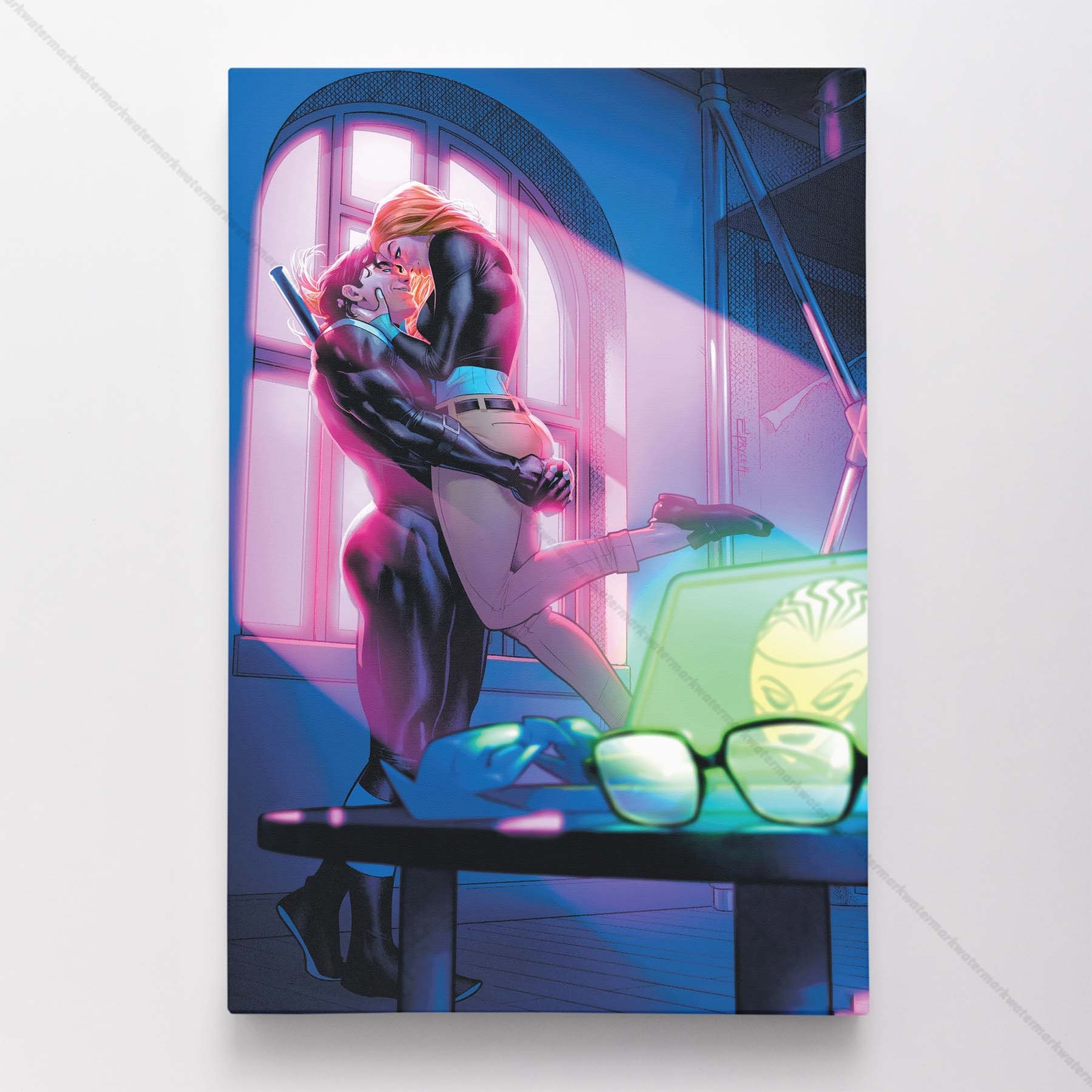 Nightwing Poster Canvas DC Comic Book Cover Art Print #6435