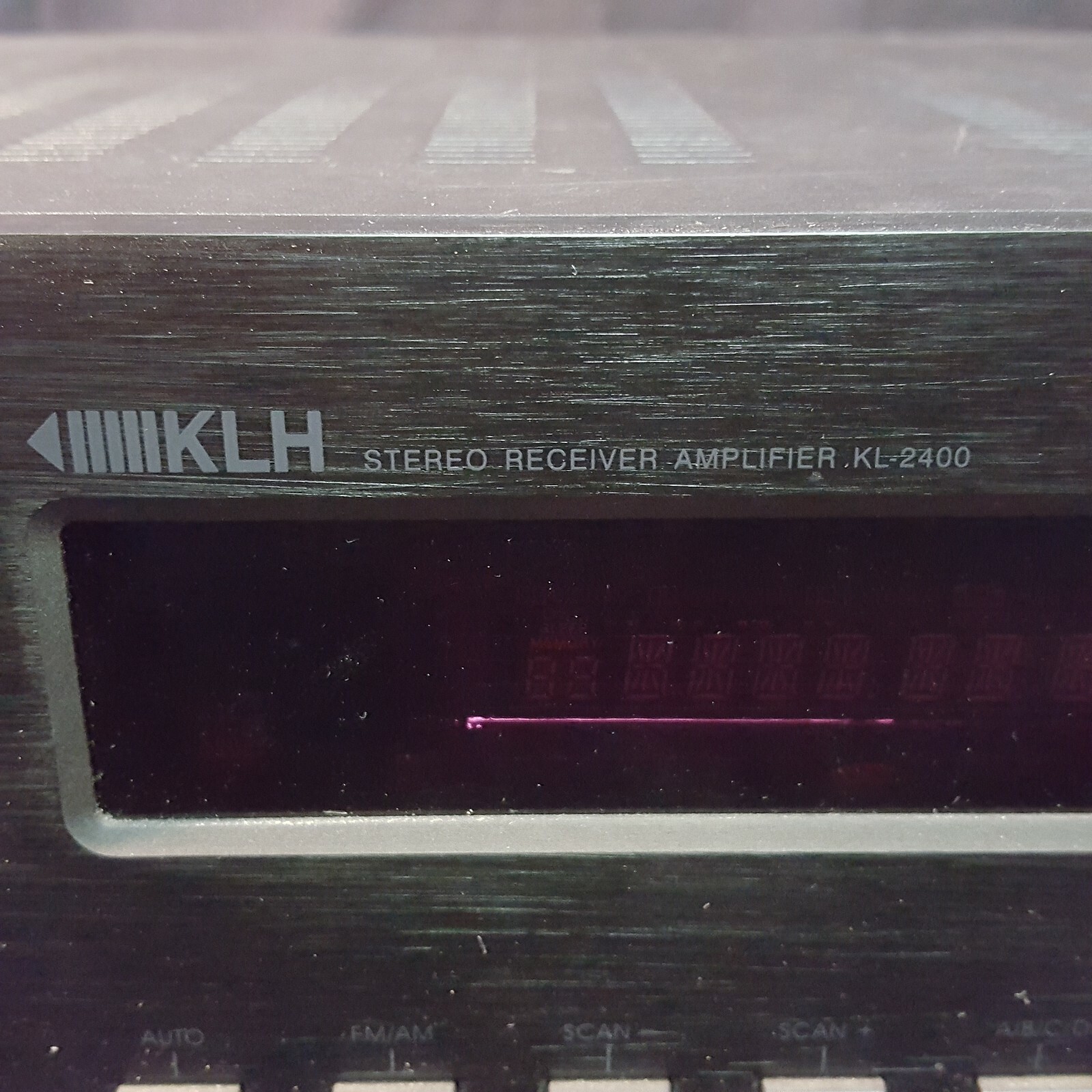 KLH KL-2400 KL2400 Stereo Receiver Amplifier