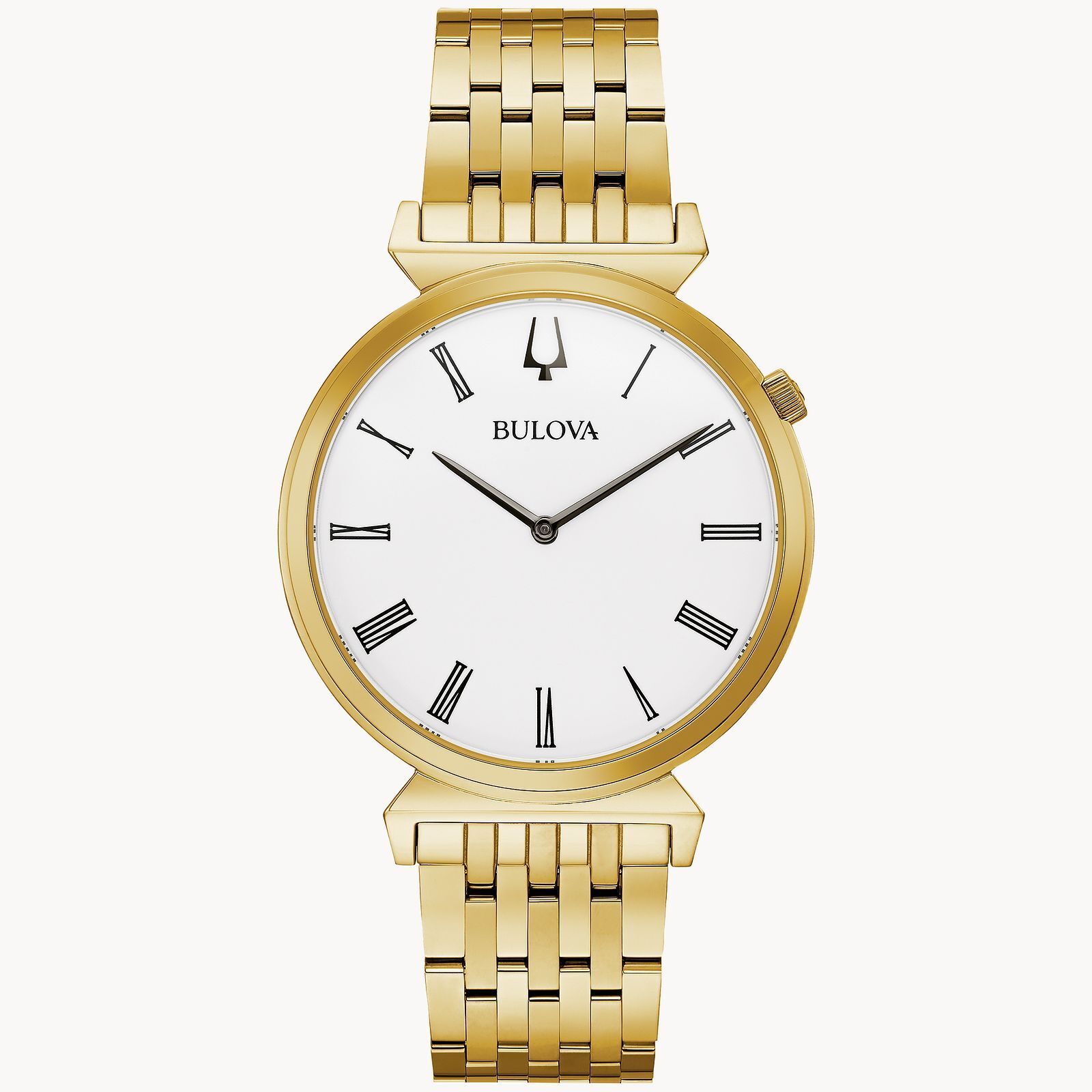 Pre-owned Bulova Regatta 97a153 Gold-tone Finish 38mm Men's Watch