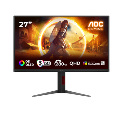 AOC Q27G4ZD 26.5in QD‑OLED 1440p Gaming Monitor – 280Hz – 0.03ms – HDR 1000cd/m²