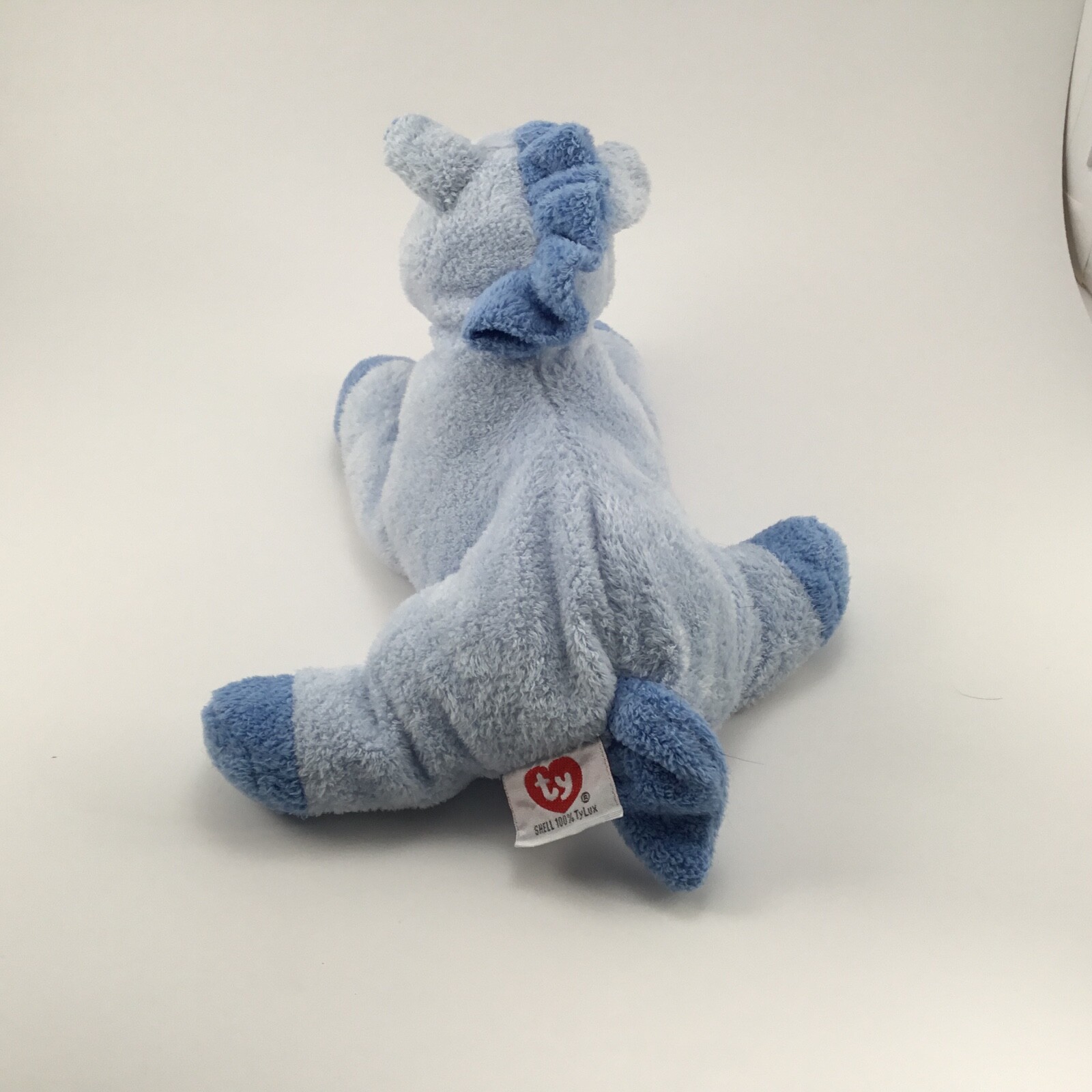 Ty Pluffies 2007 LOVE TO BABY Blue Horse Horsey Stuffed Animal Plush Toy
