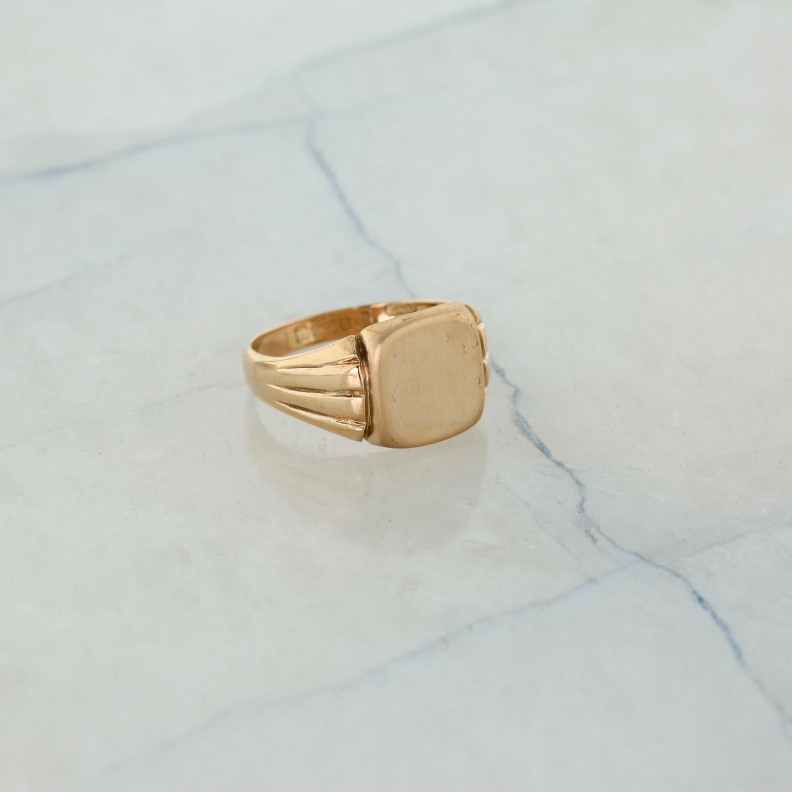 LHN Jewelry 10k ゴールド Rose Signet ローズ リング 金 Rose Signet Ring – LHN Jewelry