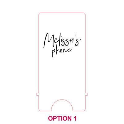 Personalised Engraved Name Smartphone Iphone Mobile Desk Phone Holder Organiser