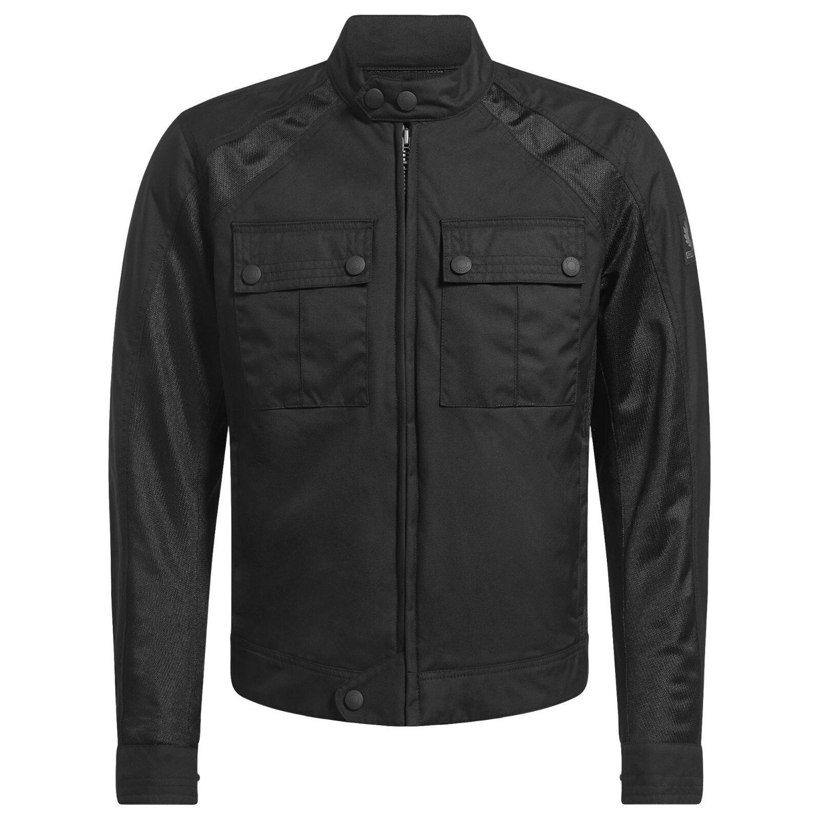 BELSTAFF ライダースジャケット 黒 チェック柄 プロテクター付属 BEL2869_1.jpg