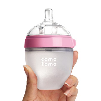 Natural Feel Baby Bottle, Pink, 5 Oz (Pack of 1)
