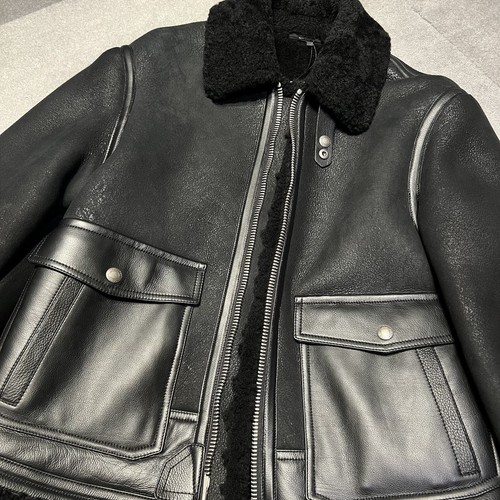Pre-owned Tom Ford Shearling Jacket In All Sizes In Black