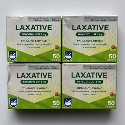 Laxative Comfort Coated Tablets, 50 Count 4 Pack EXP07/24