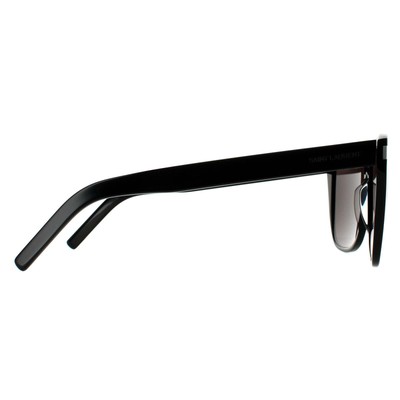 Pre-owned Saint Laurent Sunglasses Sl 1 Slim 001 Black Gray Smoke