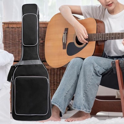 Guitar Gig Bag Travel Electric Bass Guitar Bag for Strings Sheet Music Capo