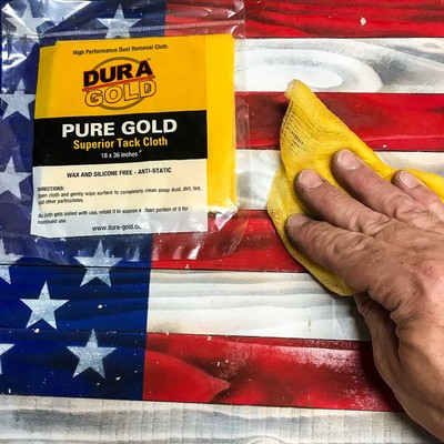 144 Dura-Gold Pure Gold Tack Cloths, Remove Dust Sanding Particles, Woodworking