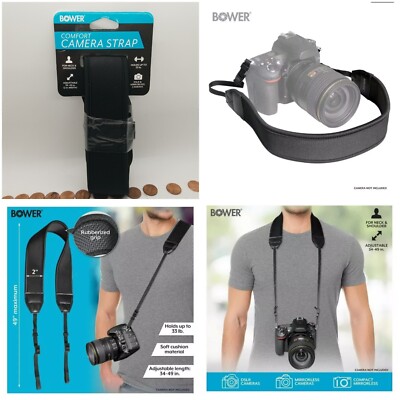 Bower Comfort CAMERA STRAP For Neck And Shoulder