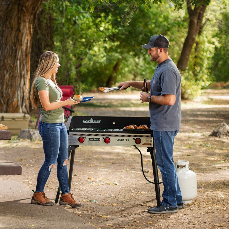 Tundra 3 Burner Stove with Griddle