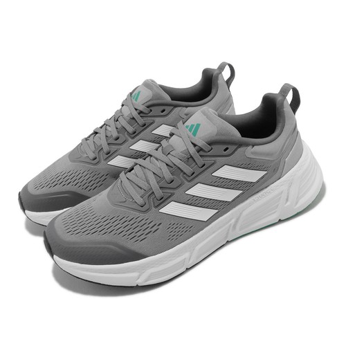 

adidas Questar Grey White Мужская спортивная обувь для бега по шоссе Кроссовки HP2434, Questar
