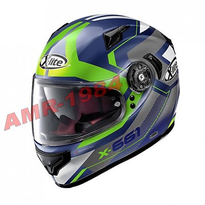 Nolan X-Lite X-661 Motivator N-Com Helmet Col. 49 Size 'S' Imperator Blue