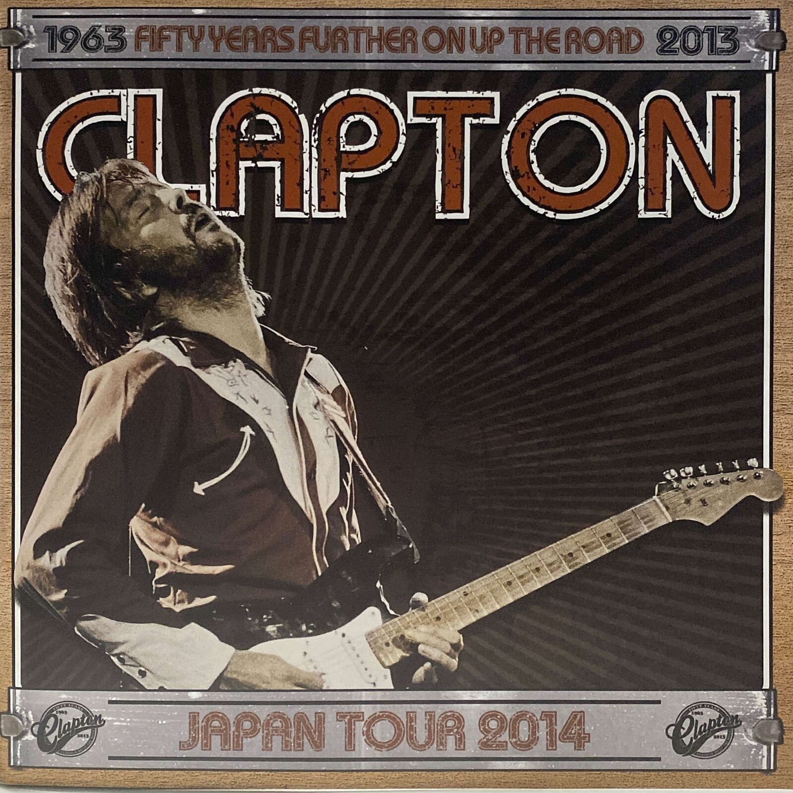 Eric Clapton、JOURNEY MAN JAPAN TOUR ポスター Eric Clapton、JOURNEY MAN JAPAN TOUR ポスター Eric Clapton