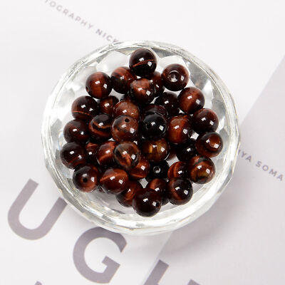 Red Tiger Eye Smooth Round Beads 4mm 6mm 8mm 10mm 12mm 15.5" Strand