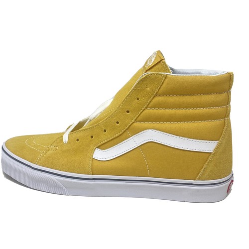 Vans Sk8 Hi Ochre White Yellow Men's 11.5 Skate Shoes New | eBay