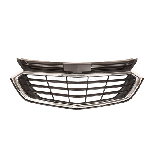 Front Bumper Grille Upper Grill w/Chrome Trim For Chevrolet Equinox 2018-2021