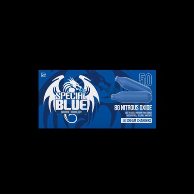 Special Blue Cream Chargers | 50pc Display