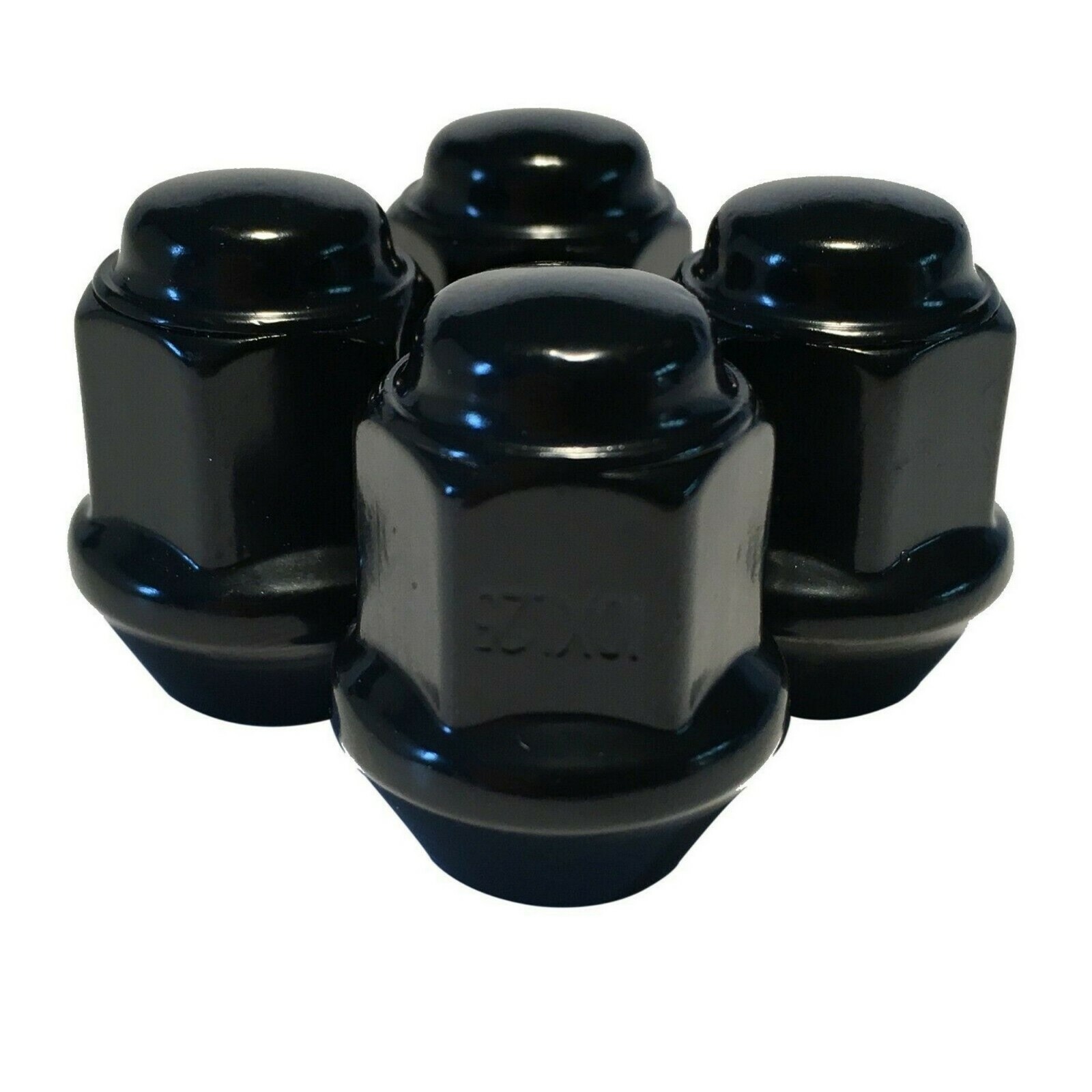 4 Black Tapered Base 10x1.25 Lug Nut Set 17mm Hex ATV UTV For ITP Wheel