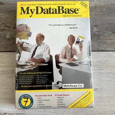 My Software Co My Database Home & Business Software for Apple Macintosh 7