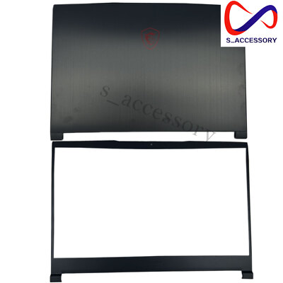 New MSI GF63 GF63VR 8RC 8RD MS-16R1 R3 R4 R5 LCD Back Cover Lid Bezel Hinges US