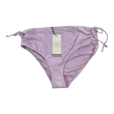 Calia By Carrie Underwood Bikini Bottom Medium Lavender Sky Adjustable Rise