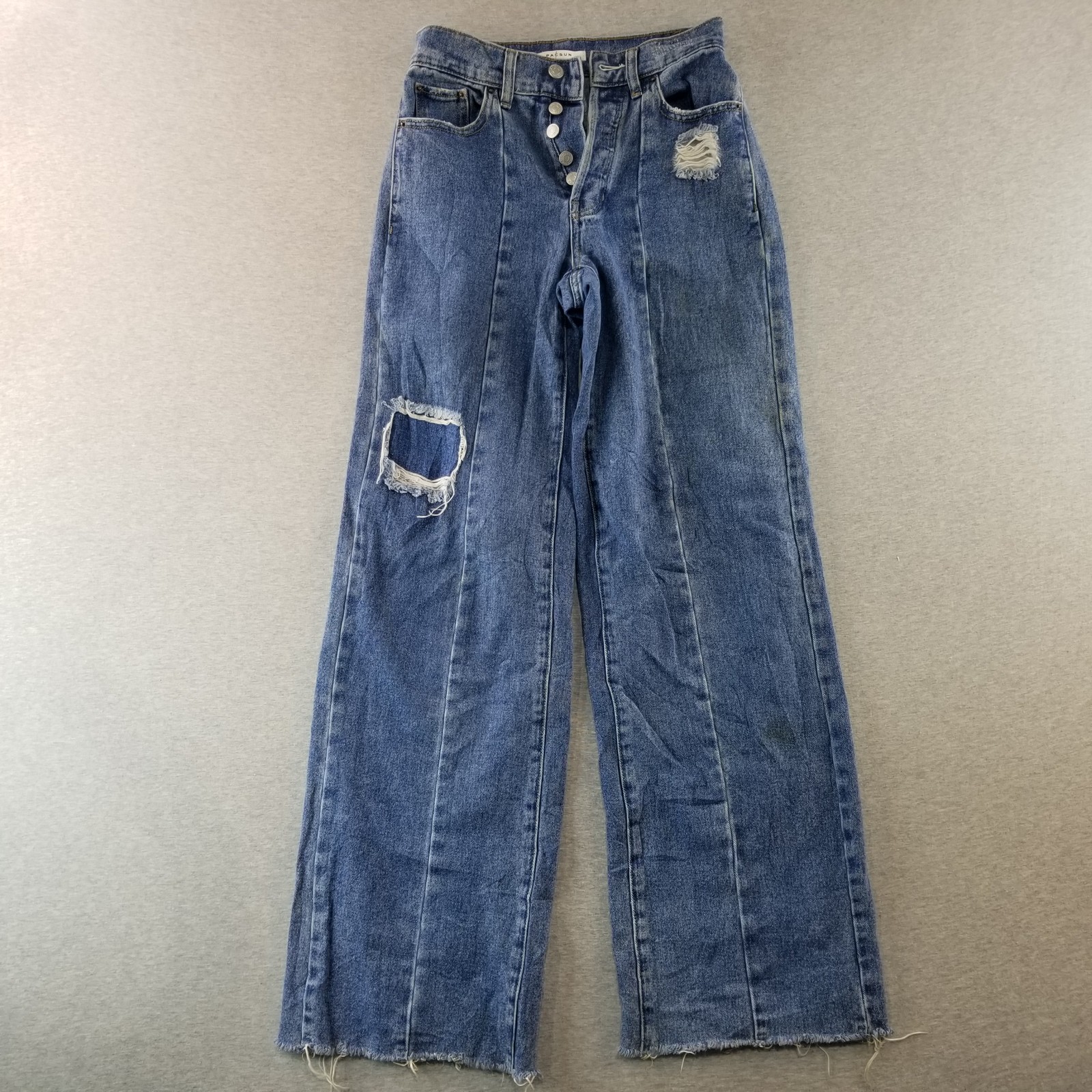 PacSun Jeans Women's Sz 23 Baggy Jean Med Wash Normcore Cute Trendy Stylish Nice