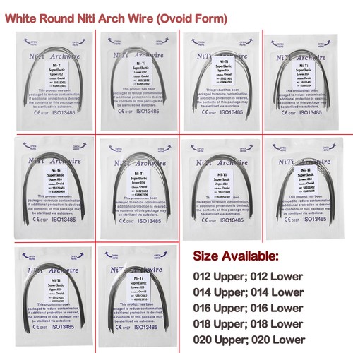 Dental Super Elastic Niti Round Arch Wires Arch Wire for Bracket Braces USA